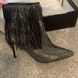 *NIB* INC Crystal Booties
